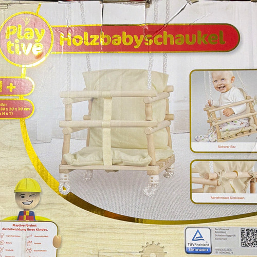 Playtive holzbabyschaukel holz - holzbabyschaukel,