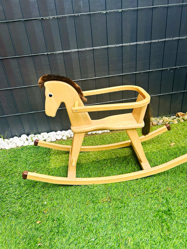 Geuther schaukelpferd holz - schaukelpferd,